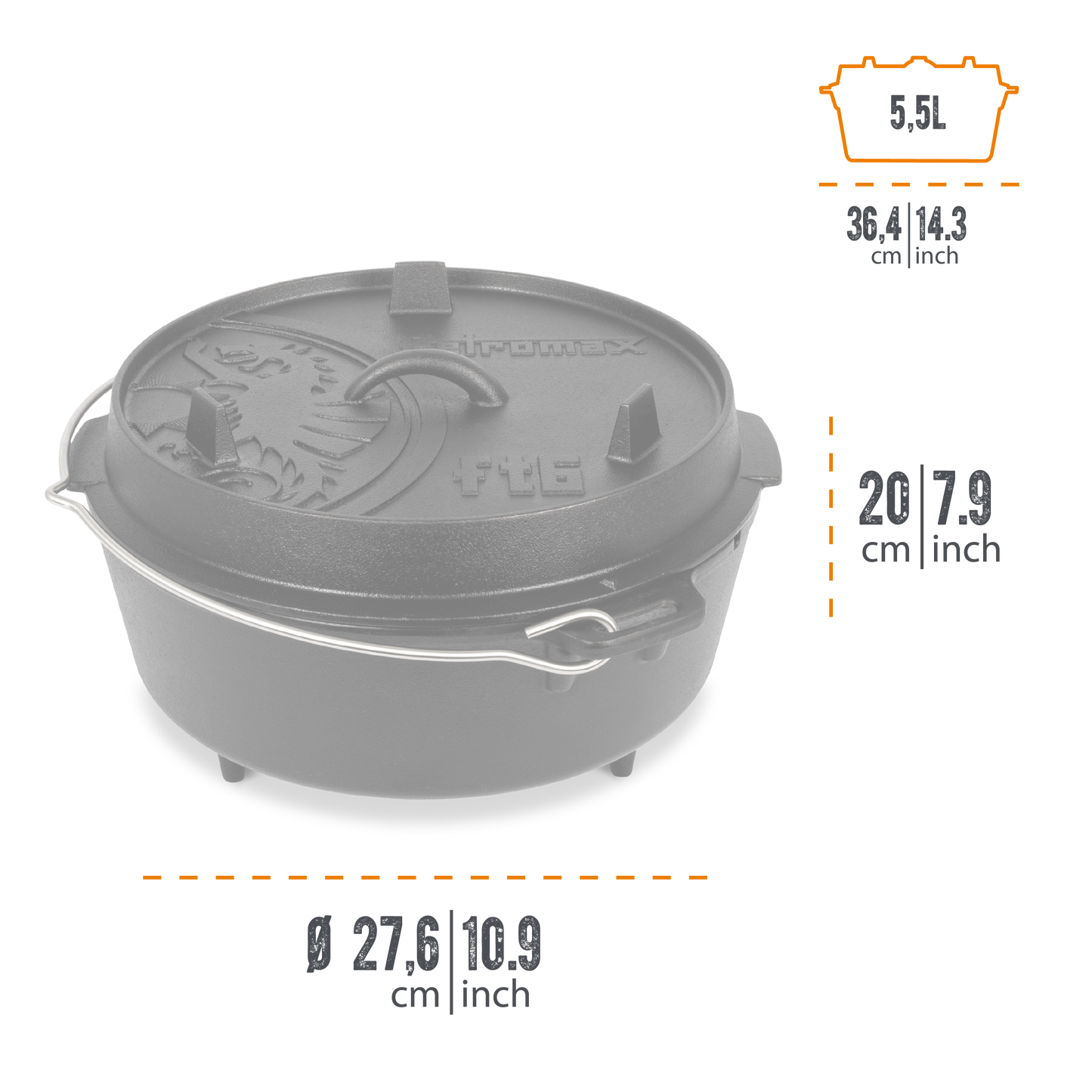 Dutch oven/ Steypujárnspottur