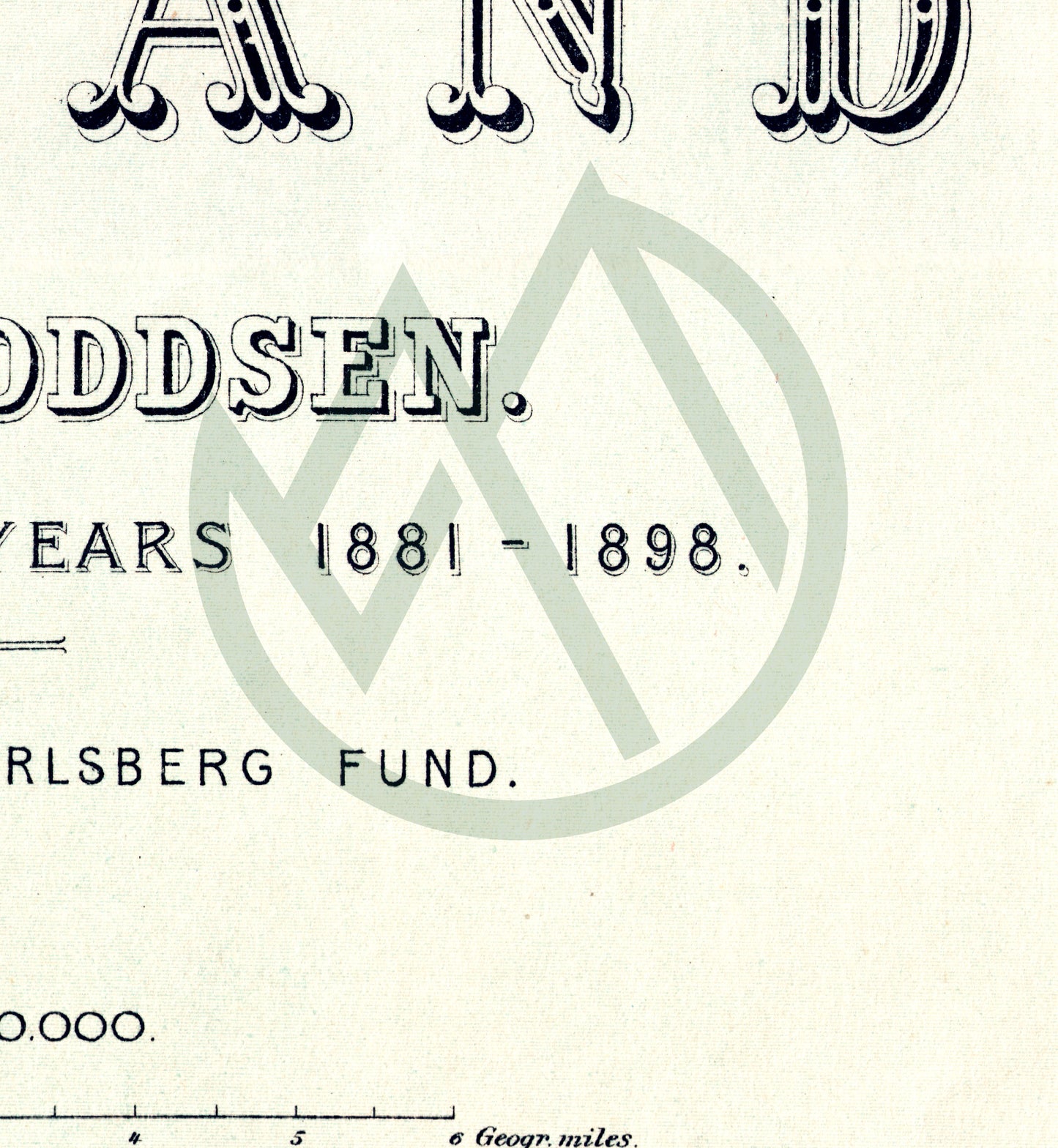 Íslandskort 1901